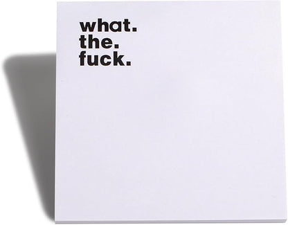 Fresh Outta Fucks Pad and Pen Funny Sticky Notes and Pen Set White Elephant Gift Novelty Pen Funny Desk Accessory Fun Gifts for Friends (B-Set 2 Pen+4 Notes)