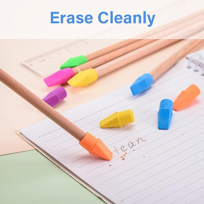 Sooez 120 Pack Pencil Erasers, Pencil Top Erasers Cap Erasers Eraser Tops Pencil Eraser Toppers Eraser Studying Supplies for Teachers Eraser Pencil Erasers, Pink