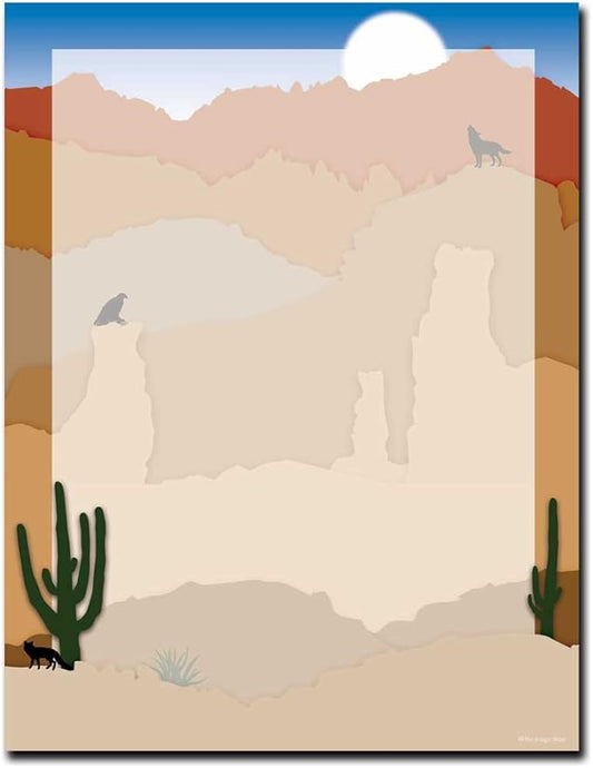 Southwest Sunrise Letterhead Laser & Inkjet Printer Paper, 25 pack