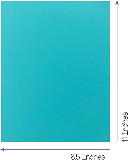 Hygloss Light Blue Colored Paper - 24 lb, 89 GSM, Acid-Free, Fade-Resistant, 8.5x11-Inch Letter Size Color Copy Paper, 90 Sheets