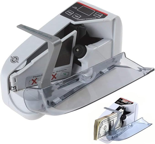 Portable сash Counter ELROTONEG V30 Money Counter with UV lamp Portable Bill Counting Machine, 600 banknotes/min