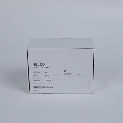 Nelko Label Maker Machine with Tape, PM220 Bluetooth Label Printer, 2 Inch Portable Thermal Printer for Small Business, Address, Logo, Clothing, Sticker Printer for iOS, Android & PC, White