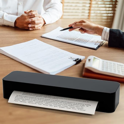 Thermal Printer Paper 8.5 x 11 Inch, US Letter Size Quick-Dry Thermal Printing Paper Rolls, Thermal Paper Compatible with M08F-Letter, M832, M834, MT800, MT800Q Portable Printer, 50 sheets / 2 Rolls