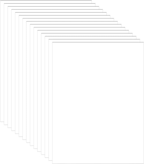 40 Sheets Bright White Cardstock 8.5 x 11 Printer Paper, 75lb Thick Craft Paper Card Stock for Wedding Invitations, Memus, DIY Making Cards, Business Cards, Menus, Birthday