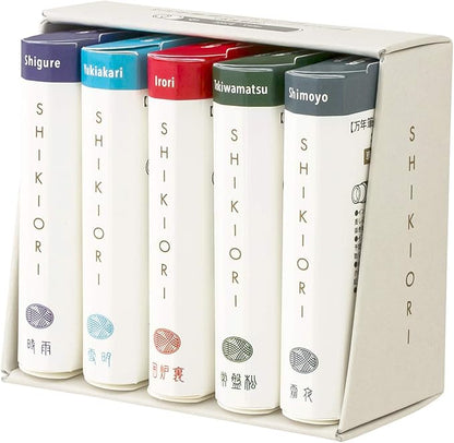 Sailor Fountain Pen, Cartridge Ink, Four Seasons, Set of 5 Colors, Winter, 13-1750-004