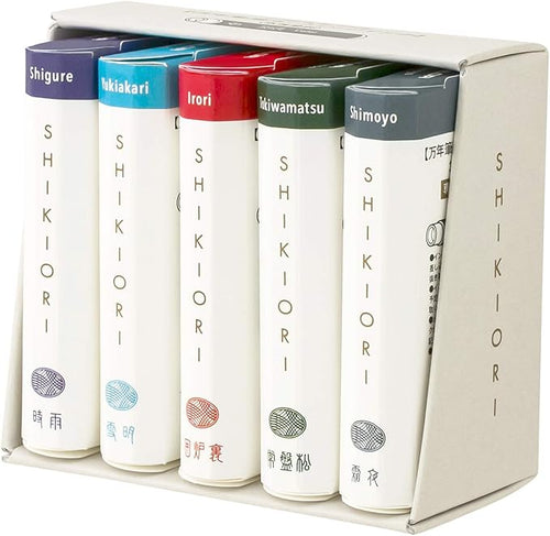 Sailor Fountain Pen, Cartridge Ink, Four Seasons, Set of 5 Colors, Winter, 13-1750-004