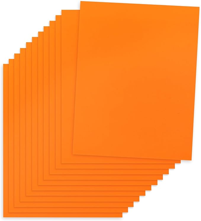Hygloss Bright Orange Colored Paper - 24 lb, 89 GSM, Acid-Free, Fade-Resistant, 11x17-Inch Ledger Size Color Copy Paper, 90 Sheets