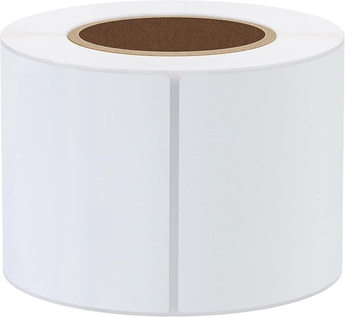 Hybsk 2.25x4 inch Direct Thermal Labels for Barcodes, Address, Compatible with Rollo Label Printer & Zebra Desktop Printers (2.25"x4",White)