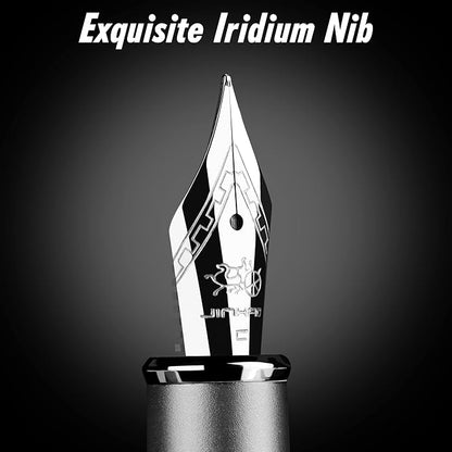 JINHAO Fountain Pen Extra Fine Nib, Includes Ink Cartridges & Converter, Perfect Weight, Optimal Flow, No Skips