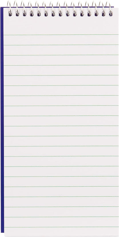 Blueline Reporter Notebook / Note Pad, 4 x 8 inches, 160 Pages / 80 Sheets (AT8B)