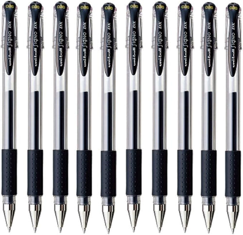 uni-ball Signo Dx Um-151 Gel Ink Pen - 0.38 Mm - 10 Pcs - Black - Uni Mitsubishi Pencil