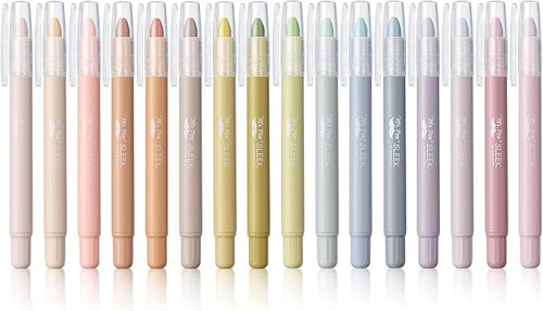 Mr. Pen- Gel Highlighters, 16 Pack, Soft & Muted Colors, No Bleed Bible Markers