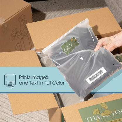 1 3/4" X 2/3" Matte White Return Address Labels Compatible with Inkjet and Laser Printers - 30 Sheets, 1800 Small Printable Stickers for Mailing, Barcodes, Organization - Spartan Industrial