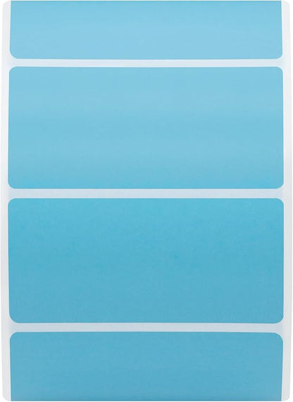Hybsk 2x1 inch Color Direct Thermal Labels for Shipping, Barcodes, Address, Compatible with Rollo Label Printer & Zebra Desktop Printers,(2"x1",Light Blue)