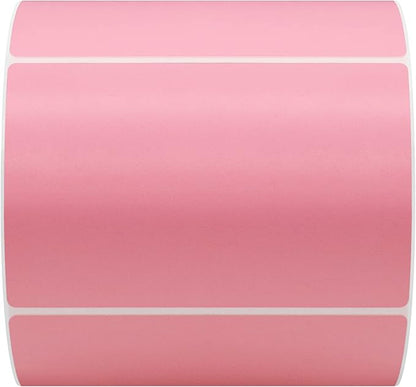 Hybsk 3x2 inch Color Direct Thermal Labels for Shipping, Barcodes, Address, Compatible with Rollo Label Printer & Zebra Desktop Printers(3"x2",Pink)