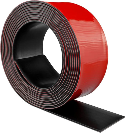 Neoprene Rubber Strips Self Adhesive Solid Rubber Sheets, Rolls & Strips for DIY Gaskets Crafts Pads Seals Warehouse Flooring Rubber Strip with Adhesive Backing (2” Wide x 1/5" Thick x 20' Long, 1)