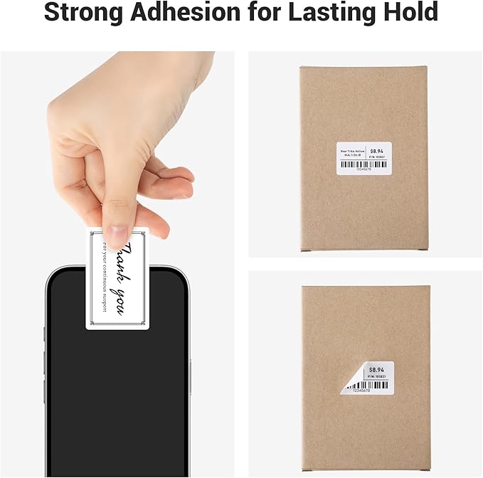 Direct Thermal Labels,2''X1.18''(50 x 30 mm) Thermal Label Sticker,Thermal Printer Labels for UPC, Barcodes, Postage, Address,Compatible with Most Desktop Label Printers 115 Labels, 3 Rolls