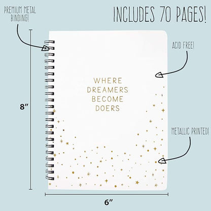 STMT D.I.Y. Dreamers Become Doers Journaling Set, Stationery Set, Bullet Journal Kit, Journaling Kit, Journals for Teen Girls, DIY Journal Set for Girls Ages - 8+