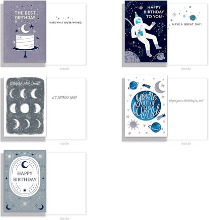 American Greetings 10-Count All Occasions Card Bundle with Envelopes- Birthday, Congrats, Support, Friendship, Thank You, and Sympathy