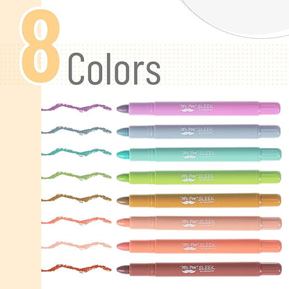 Mr. Pen- Gel Highlighter, 8 Pack, Assorted Colors, Bible Highlighters No Bleed, No Bleed Highlighters, Bible Highlighter, Bible Markers, Gel Highlighters for Bibles, Highlighter
