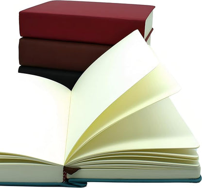 Thick Sketchbook 660 Pages Notebook Soft Faux Leather Cover Journal 80GSM Paper Notepad Drawing Book Memo Writing Sketch Pad Diary Notebook