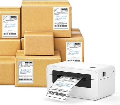 9527 Product 4x6 Direct Thermal Shipping Labels for Zebra 2844 ZP-450 ZP-500 ZP-505,Blank,450 Labels/Roll, 1" Core,Total 6 Rolls