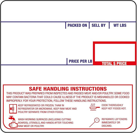 CEPRICO - CAS 8040 Scale Labels | 36 Rolls for CAS Scales | CAS lst-8040 Printing Scale Label | Quality for CAS Digital Scale | UPC Safe Handling | CAS lp 1000 | 500 Labels for Scales | Try It