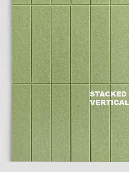 Large Cork Board Alternative - 12-Pack Felt Wall Tiles with Safe Removable Adhesive Tabs, Cork Wall Tiles Bulletin Board Home Office Essentials - Spring Green