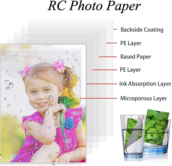Koala Ultra Premium Photo Paper 11x17 In Satin Photo Printer Paper for Inkjet Printer Water-Resistant Semi Gloss 50 Sheets 72lb