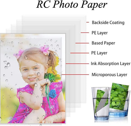Koala Ultra Premium Photo Paper 11x17 In Satin Photo Printer Paper for Inkjet Printer Water-Resistant Semi Gloss 50 Sheets 72lb