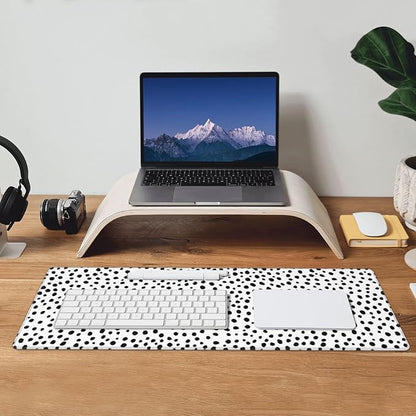 Extended Gaming Mouse Pad, Large Gaming Mouse Waterproof with Stitched Edges, Non-Slip Desktop Pad for Home and Office, Level Up Your 31.5x11.8 Inch… (Speckle Pattern)