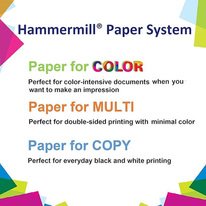 Hammermill Printer Paper, 20 lb Copy Paper, 8.5 x 11 - 4 Bulk Packs (3000 Sheets) - 92 Bright, Made in the USA