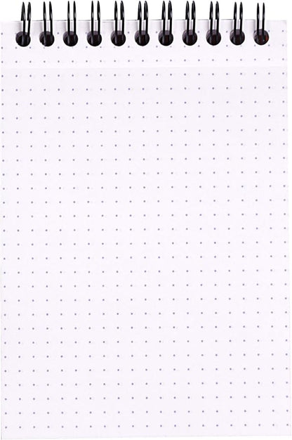 RHODIA 13503C - Spiral Notebook (Full Bound) Orange - A6 - Dotted Dot - 80 Detachable Sheets - 80G Clairefontaine Paper - Soft and Resistant Coated Card Cover - Classic