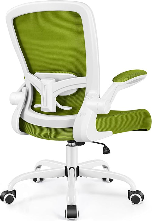 FelixKing Office Chair, Ergonomic Desk Chair Breathable Mesh Chair with Adjustable High Back Lumbar Support Flip-up Armrests, Executive Rolling Swivel Comfy Task Computer Chair for Home Office