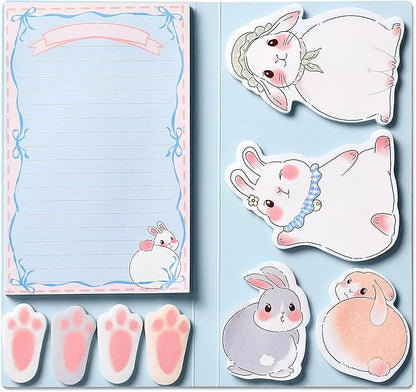 Hommie Sticky Notes Set, Divider Cute Sticky Notes Planner Sticky Note Dividers Tabs with Color Coding for School Supplies, Office Supplies, Book Notes,Bible Sticky Notes