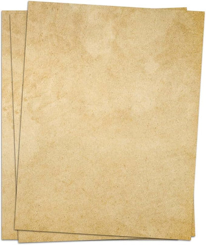 (2 Pack) Stationary Paper for Writing Letters - Vintage Antique Letterhead Paper, Letter Size Stationery Writing Paper, 200 Sheets Double-Sided Invitation/Decorative Printer Paper, 8.5" x 11"