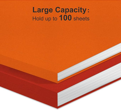ViVin File Folders, Fits 8.5 x 11 Letter Size Paper, 1/3-Cut Tabs, 240 Pack Manilla Colored File Folders, Perfect for Home, Office, and School Documents File Paper(Multicolored)