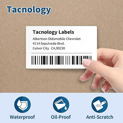 Tacnology 12 Rolls 3600 Labels Compatible with DYMO 30256 2-5/16" X 4" Adhesive Shipping Labels, Direct Thermal Labels Used with DYMO Label Writer 450, 450 Turbo, 4XL, Rollo & Zebra Desktop Printers