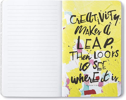Compendium Softcover Journal - Make each day your masterpiece. – A Write Now Journal with 128 Lined Pages, 5″W x 8″H