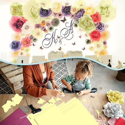24 Sheets Yellow Cardstock 8.5 x 11 Thick Paper, Goefun 80lb Card Stock Printer Paper for Invitations, Menus, Wedding, DIY Cards