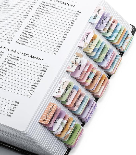 Mr. Pen- Bible Tabs, 120 Tabs, Laminated Bible Tabs for Women and Men, Bible Tabs for Study Bible, Bible Index Tabs, Bible Book Tabs, Bible Labels Tabs, Mr Pen Bible Tabs