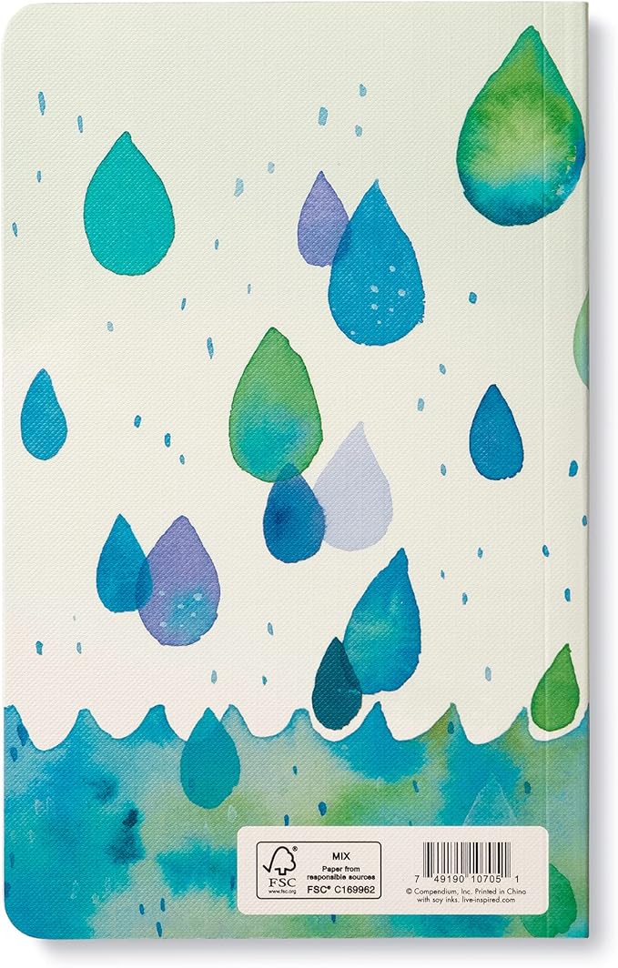 Compendium Softcover Journal - Individually, we are one drop. Together, we are an ocean. – A Write Now Journal with 128 Lined Pages, 5”W x 8”H