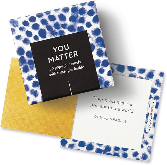 Compendium ThoughtFulls Pop-Open Cards — You Matter — 30 Pop-Open Cards, Each with a Different Inspiring Message Inside