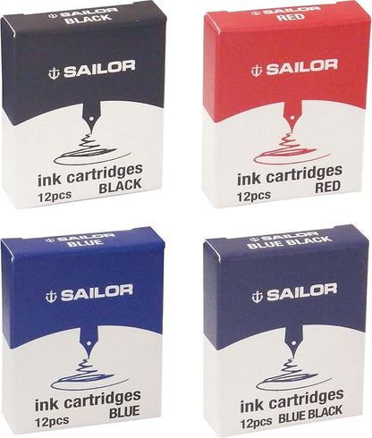 Sailor Jentle Ink Cartridges (Red)