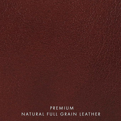 Elizo Leather Desk Mat Desk Pad Blotter Set - Real Full-Grain Leather (32x16) 2-Layer Genuine Desk Cover Protector & Large Mouse Pad | Computer Keyboard Desk Accessories for Office & Home Chestnut