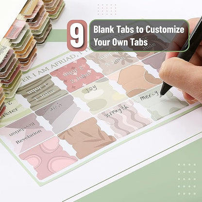Mr. Pen- Bible Tabs, 75 Tabs, Laminated Bible Tabs for Women and Men, Bible Tabs for Study Bible, Bible Index Tabs, Bible Book Tabs, Bible Labels Tabs, Mr Pen Bible Tabs