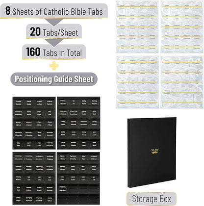 Mr. Pen- Leather Bible Tabs, 160 Tabs, Laminated Bible Tabs for Women and Men, Bible Tabs for Study Bible, Bible Index Tabs, Bible Book Tabs, Bible Labels Tabs, Mr Pen Bible Tabs