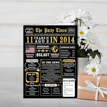 Unique 11th Birthday Card, Happy 11th Birthday Decorations for Boy Girl, Funny 11 Year Old Birthday Gifts Cards for Son Daughter, Best 11 Year Old Bday Gifts Ideas for Grandson Granddaughter