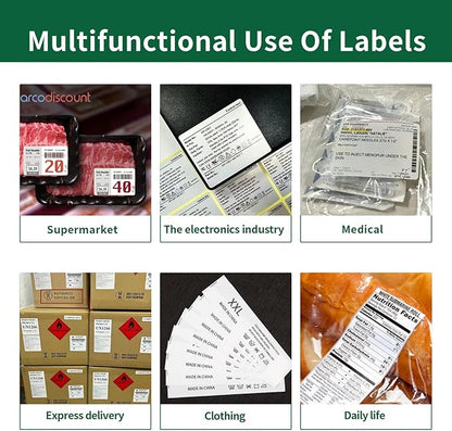4"×5" Printable Shipping Labels White Matte,4-UP,40 Sheets,Mailing Labels for Packages,Laser & Inkjet Printer Label Paper,4×5 Large Labels,5×4 Large Labels Stickers,Wine Labels for Bottles