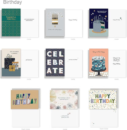 American Greetings All Occasion Deluxe Card Assortment with Envelopes and Storage Box(60-Count)